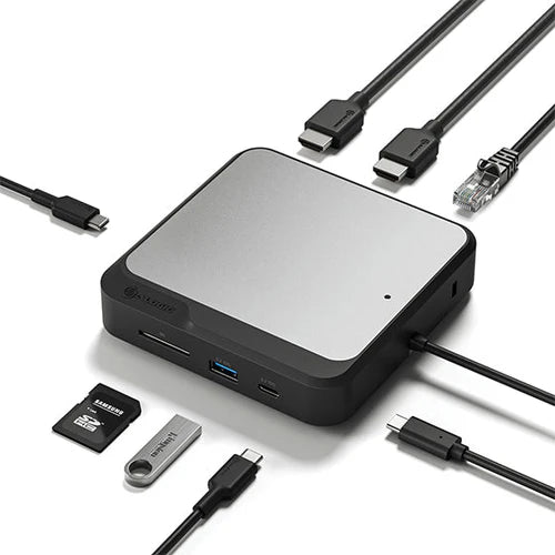 Clarity Max Pro 32" UHD 4K Monitor with USB-C Power Delivery and Webcam + Dual 4K Universal Docking Station _ HDMI Edition