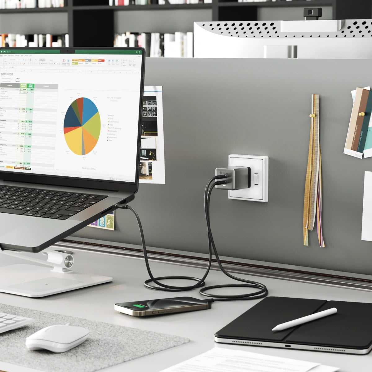 ALOGIC Rapid Power 70W Cube GaN Charger - Dual USB-C
