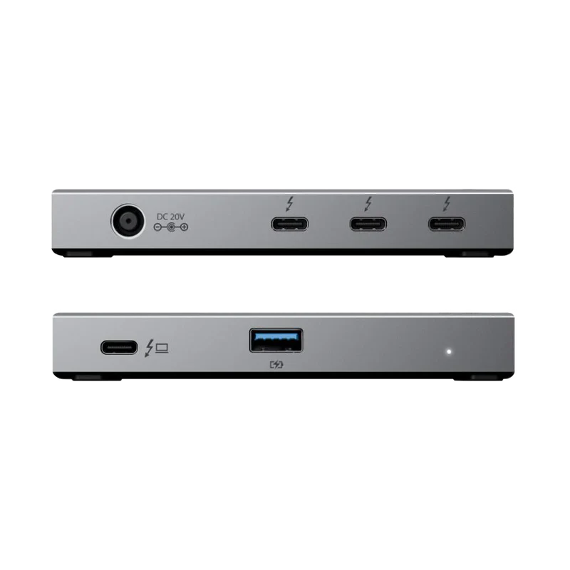 Clarity Fold Touch 32" 4K UHD Monitor with 65W Power Delivery, Webcam, Touchscreen & Fold Stand + Thunderbolt 4 BLAZE Hub