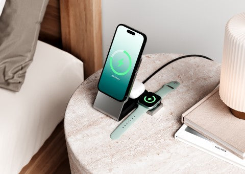 Declutter your desk with our new Matrix 3-in-1 Magnetic Charging Dock_1