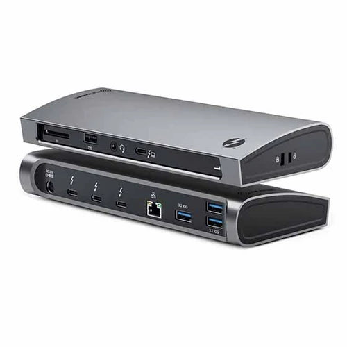 Clarity Max Pro 32" UHD 4K Monitor with USB-C Power Delivery and Webcam (Pack of 2) + Thunderbolt 4 BLAZE Docking Station