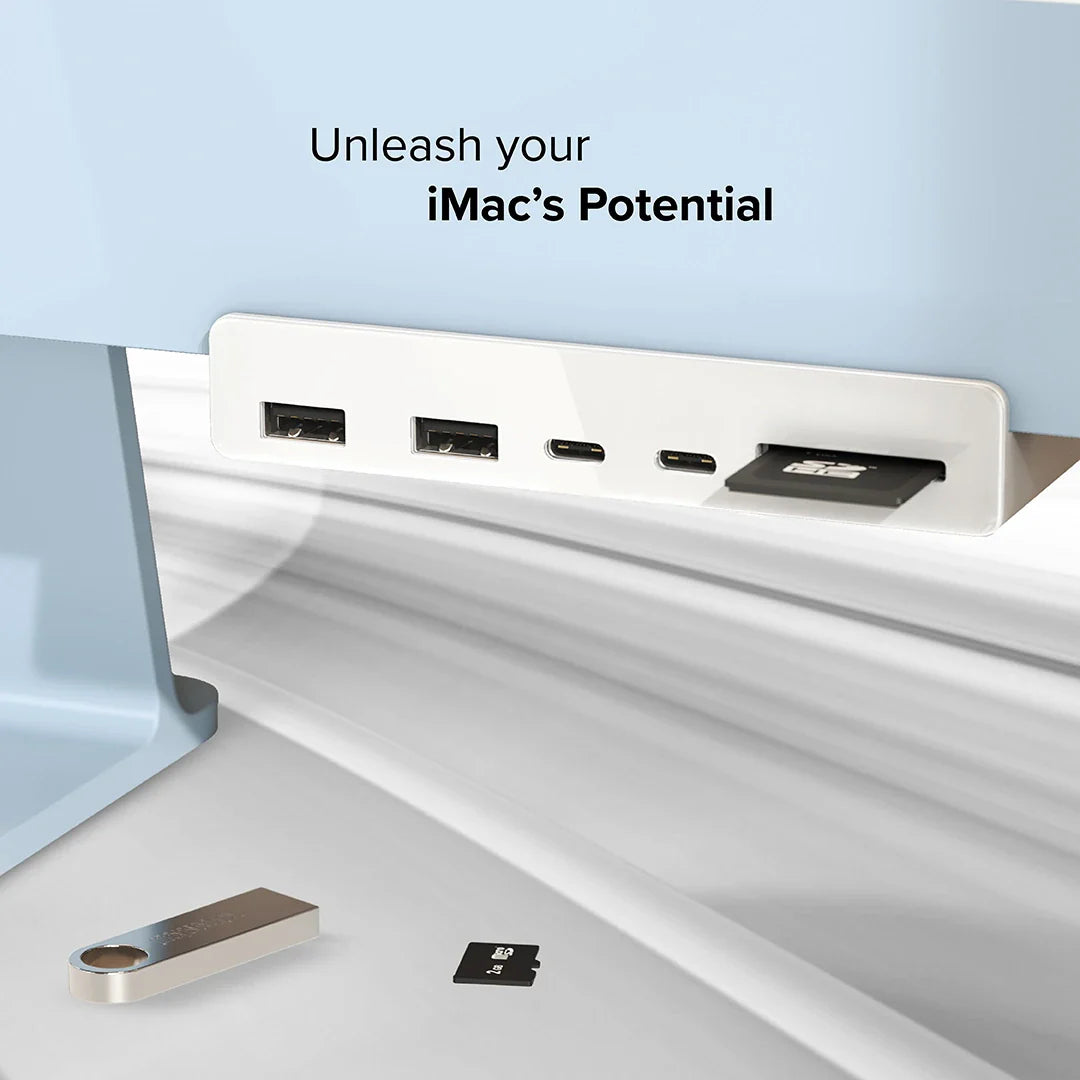 5-in-1 iMac Clip on Hub