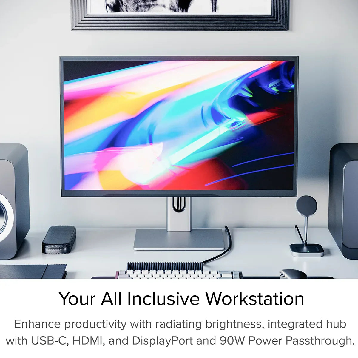 CLARITY 27" UHD 4K Monitor + Thunderbolt 4 BLAZE Hub