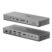 Quad 4K Display Thunderbolt Hybrid Universal Docking Station Ð DU4