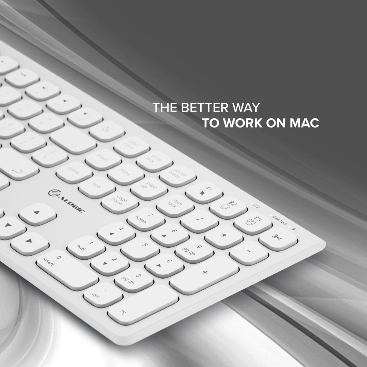 Echelon USB-C Rechargeable Wireless Keyboard for macOS