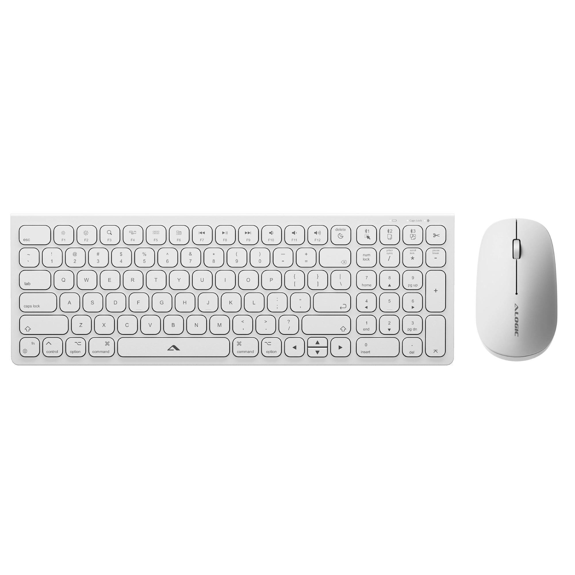 Echelon USB-C Compact Rechargeable Wireless Mouse and Keyboard Combo for Mac