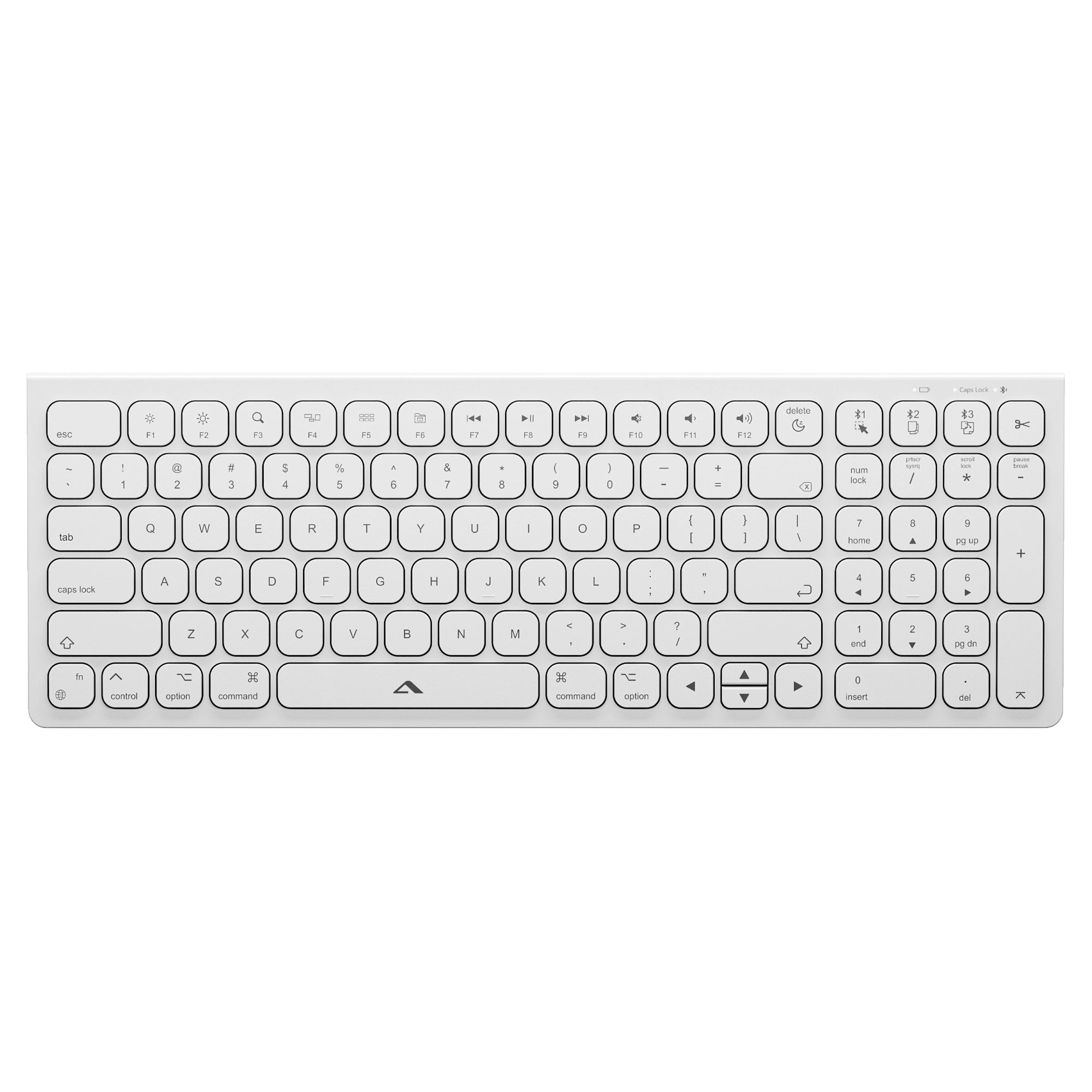 Echelon USB-C Compact Rechargeable Wireless Keyboard for macOS