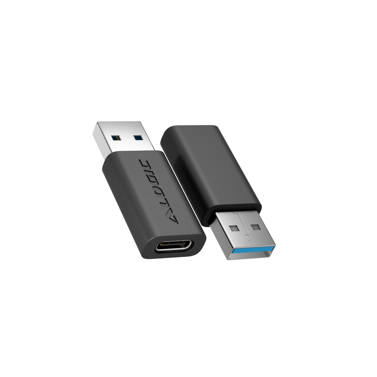 Elements Mini USB-A (Male) To USB-C (Female) Adapter, USB 3.2 Gen 2 - 10Gbps - Black