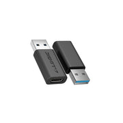 Elements Mini USB-A (Male) To USB-C (Female) Adapter, USB 3.2 Gen 2 - 10Gbps - Black