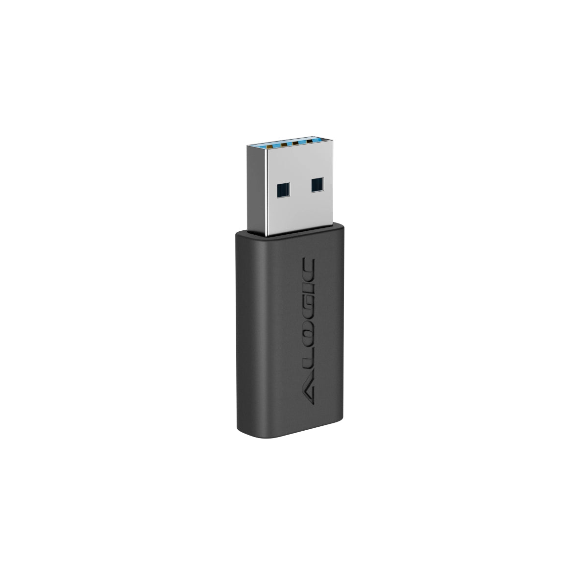 Elements Mini USB-A (Male) To USB-C (Female) Adapter, USB 3.2 Gen 2 - 10Gbps - Black