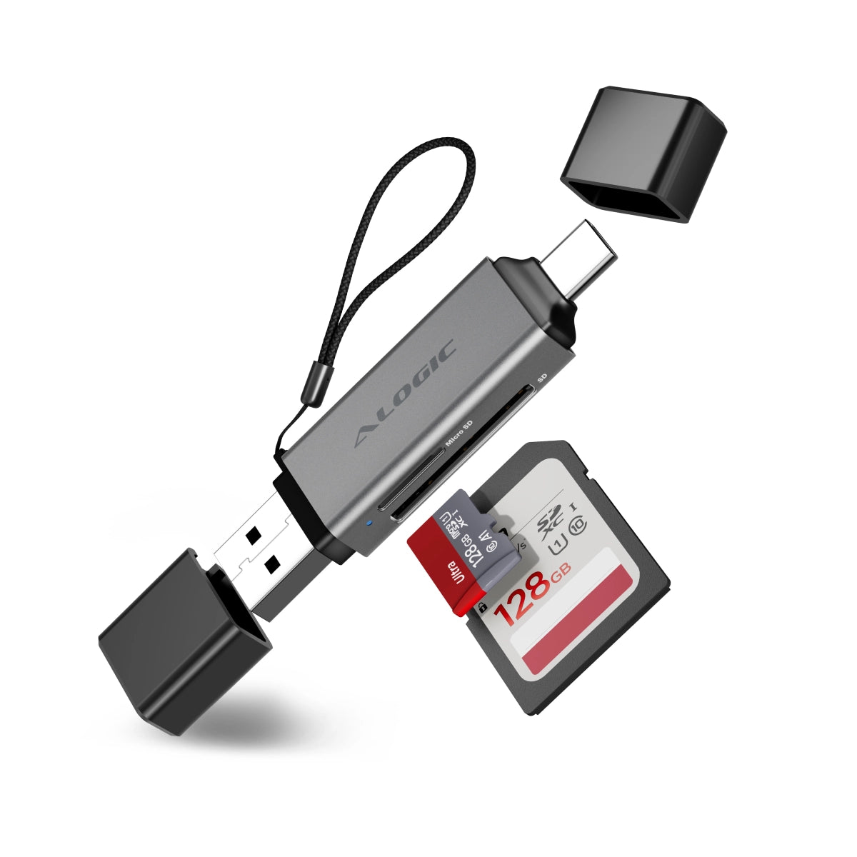 Flash Mini Universal 2-in-1 USB Card Reader