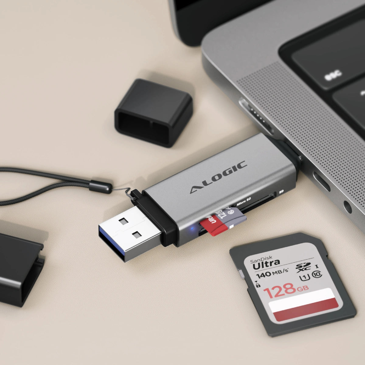 Flash Mini Universal 2-in-1 USB Card Reader