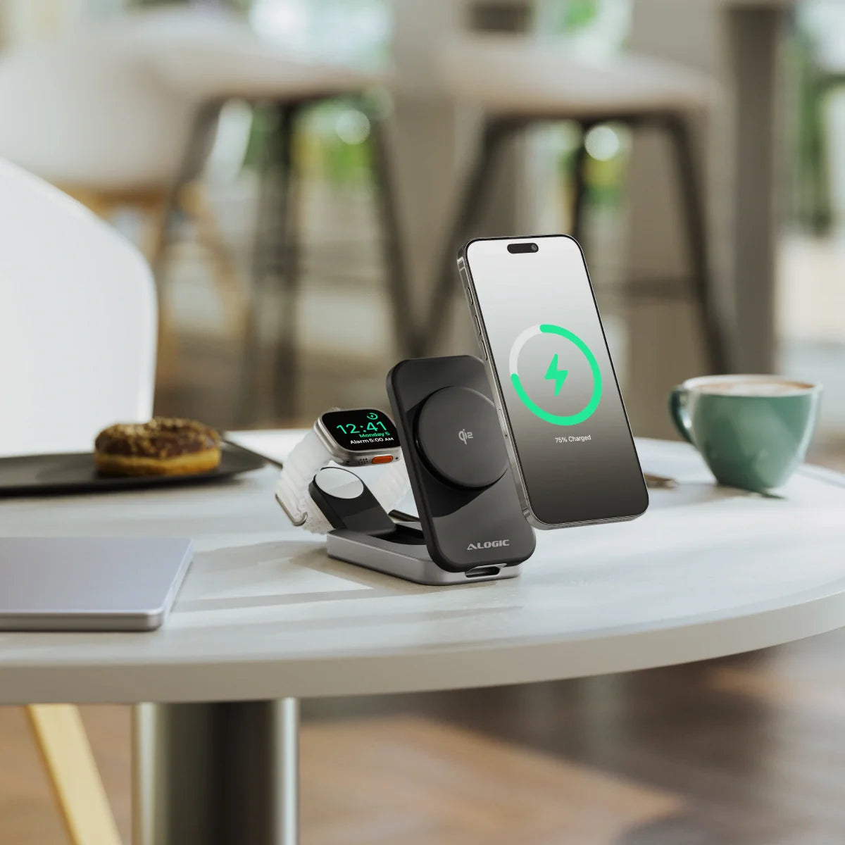 Flip 2-in-1 Qi2 Fast Wireless Charging Stand