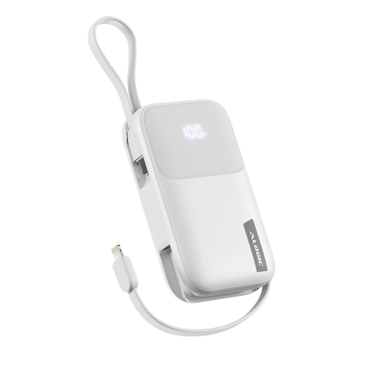 Tandem 10,000mAh Power Bank with 22W USB-C and Lightning Cables