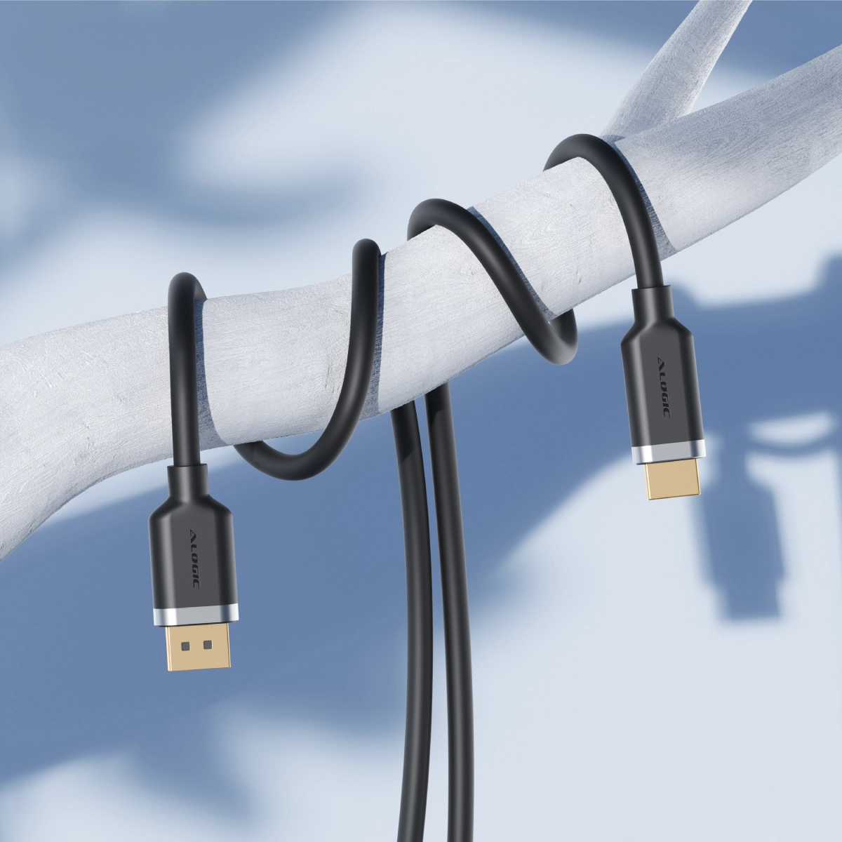 Ultra Silicone 8K DisplayPort 1.4 to HDMI 2.1 Cable