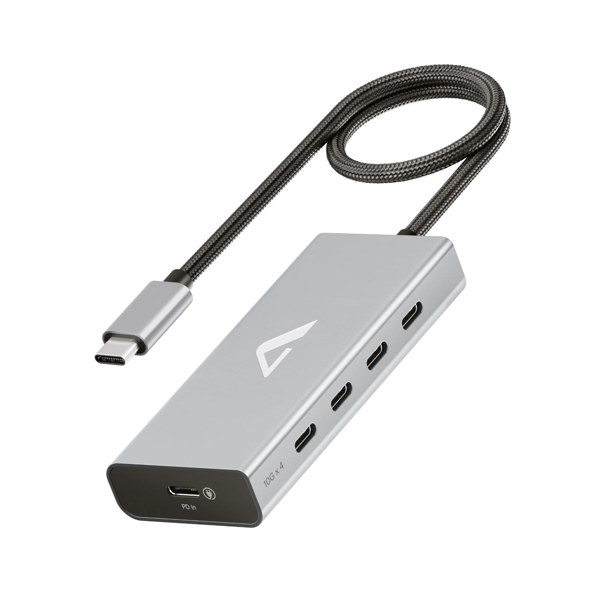 ZIP 4 Port USB-C Hub with 100W PD Passthrough Charging