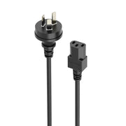 2m AUS 3 Pin Plug to IEC C13 Power Cable _ In PPE Bag