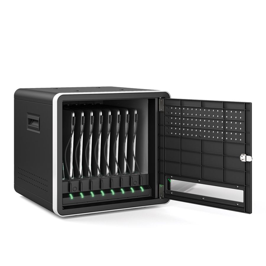 SmartBox Power Cube Plus - USB-C 8-Bay Charge & Sync Cabinet